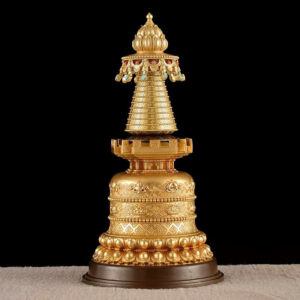 Tháp Xá Lợi | Bằng Đồng | KT 30 x 16 cm