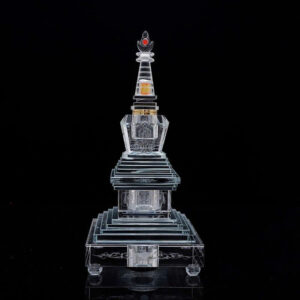 Tháp Xá Lợi | Bằng Pha Lê | KT 32 x 15 cm