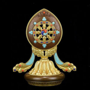 Bánh Xe Pháp Luân | Bằng Đồng | KT 30.5 x 26 cm