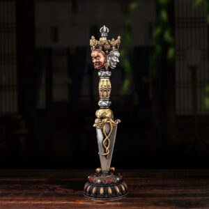 Chày Kim Cang Phổ Ba Mahakala | Bằng Đồng | KT 33 cm